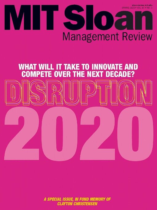 Title details for MIT Sloan Management Review by MIT Sloan Management Review - Available